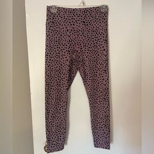ZYIA lilac purple jaguar High Rise leggings